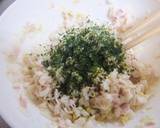 蓮根のツナ&玉葱挟み揚げ☆青のり風味作り方4写真