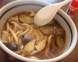 茄子椎茸のお雑煮のつゆ♪作り方6写真