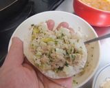 蓮根のツナ&玉葱挟み揚げ☆青のり風味作り方7写真