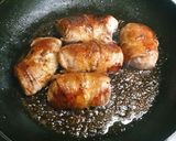 肉巻きおにぎり☆焼肉のたれ作り方7写真