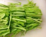 居酒屋風？大根と水菜のシャキシャキサラダ作り方2写真
