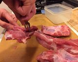 バックリブ　ヨーグルトカレーグリル作り方2写真
