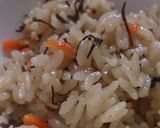 ひじきの炊き込みご飯作り方4写真