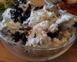 お正月の黒豆リメイク！黒豆クリームチーズ作り方2写真