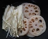お正月のおせちにも★蓮根とえのきの牛肉煮作り方2写真