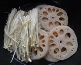 お正月のおせちにも★蓮根とえのきの牛肉煮作り方2写真