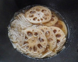 お正月のおせちにも★蓮根とえのきの牛肉煮作り方3写真