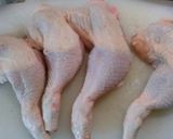 吉田ソースで☆骨付きモモ肉の照り焼き☆作り方1写真