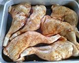 吉田ソースで☆骨付きモモ肉の照り焼き☆作り方2写真