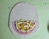 HBで楽チン♪もちふわナン♡ハム包み作り方4写真