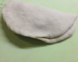 HBで楽チン♪もちふわナン♡ハム包み作り方5写真