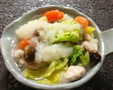 鶏みぞれ鍋☆ 大根おろしで煮るだけ〜♪作り方5写真