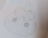キャラ弁ほっぺちゃん作り方1写真