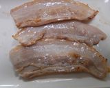 豚ばら肉とキャベツと豆苗の玉子巻き作り方6写真