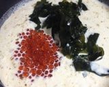 イクラとワカメの超簡単クリームパスタ作り方2写真