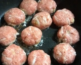 節約！もやし入り肉団子と厚揚げの煮物★作り方4写真