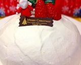 生クリームたっぷりクリスマスドームケーキ作り方7写真