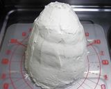3D立体*チーズクリームのサンタケーキ♪作り方22写真