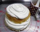 3D立体＊チーズクリームのサンタケーキ♪作り方19写真