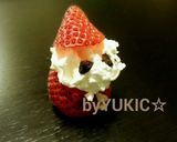 ソリにのった♡苺サンタさん作り方1写真