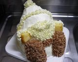 3D立体*チーズクリームのサンタケーキ♪作り方36写真