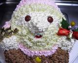 3D立体＊チーズクリームのサンタケーキ♪作り方38写真