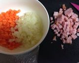 残りご飯で簡単ピラフ♡作り方1写真