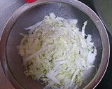 節約おつまみ♪豆腐＆白菜♡お好み焼き♪作り方1写真