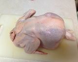 丸鷄のローストチキン❗️ピラフ入り作り方1写真