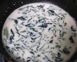 手抜きで作る！ほうれん草のクリームパスタ作り方4写真