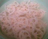 蓮根のきんぴら☆カレー味☆作り方1写真
