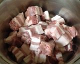 超簡単‼︎ ジュースdeトロトロ豚角煮作り方3写真