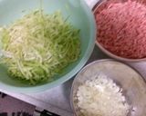 ♪うまい☆きんちゃくメンチフライ☆作り方1写真