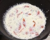サーモンクリームスパゲティ作り方4写真