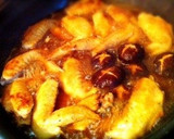 簡単麺つゆで 手羽先と椎茸の和風煮物作り方2写真