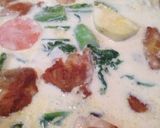 かつお菜のチキンクリーム煮♡作り方8写真