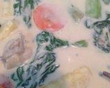 かつお菜のチキンクリーム煮♡作り方10写真