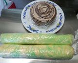 ロールケーキタワーでツリーケーキ☆作り方6写真