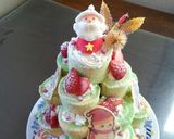 ロールケーキタワーでツリーケーキ☆作り方12写真