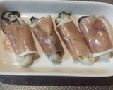 牡蠣の生ハム巻き焼き作り方1写真