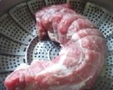 香がすてきで、柔らか、蒸したチャーシュー作り方3写真