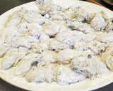 牡蠣と柿の炒めサラダ・バルサミコ酢風味作り方1写真
