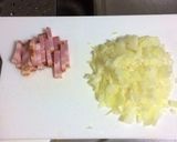 チーズを絡ませたアマトリチャーナ作り方2写真