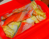 鮭のおろし蒸し焼き～ルクエを使って～作り方2写真