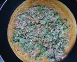 節約おつまみ♪青い部分&納豆オムレツ♬作り方3写真