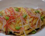 節約おつまみ♪青い部分&納豆オムレツ♬作り方5写真