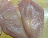 カレマヨ風味☆鶏胸肉の大葉サンド★作り方1写真