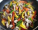 豚肉とピーマンのニンニク炒め(^_^)作り方4写真