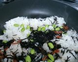 残り物のひじきおこげチャーハン作り方6写真