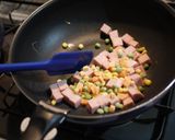 スパム炒飯作り方5写真